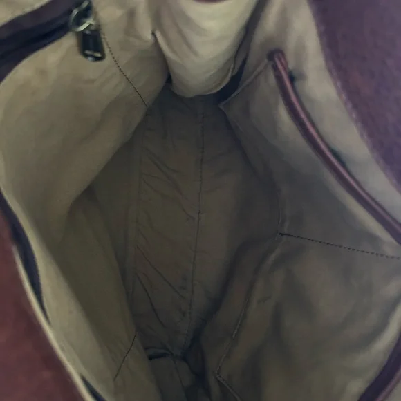 Duluth Trading Co Rich Brown Leather Tote - Picture 7 of 12